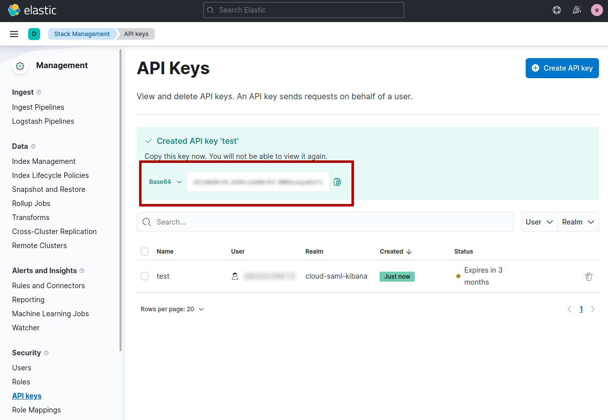 API key