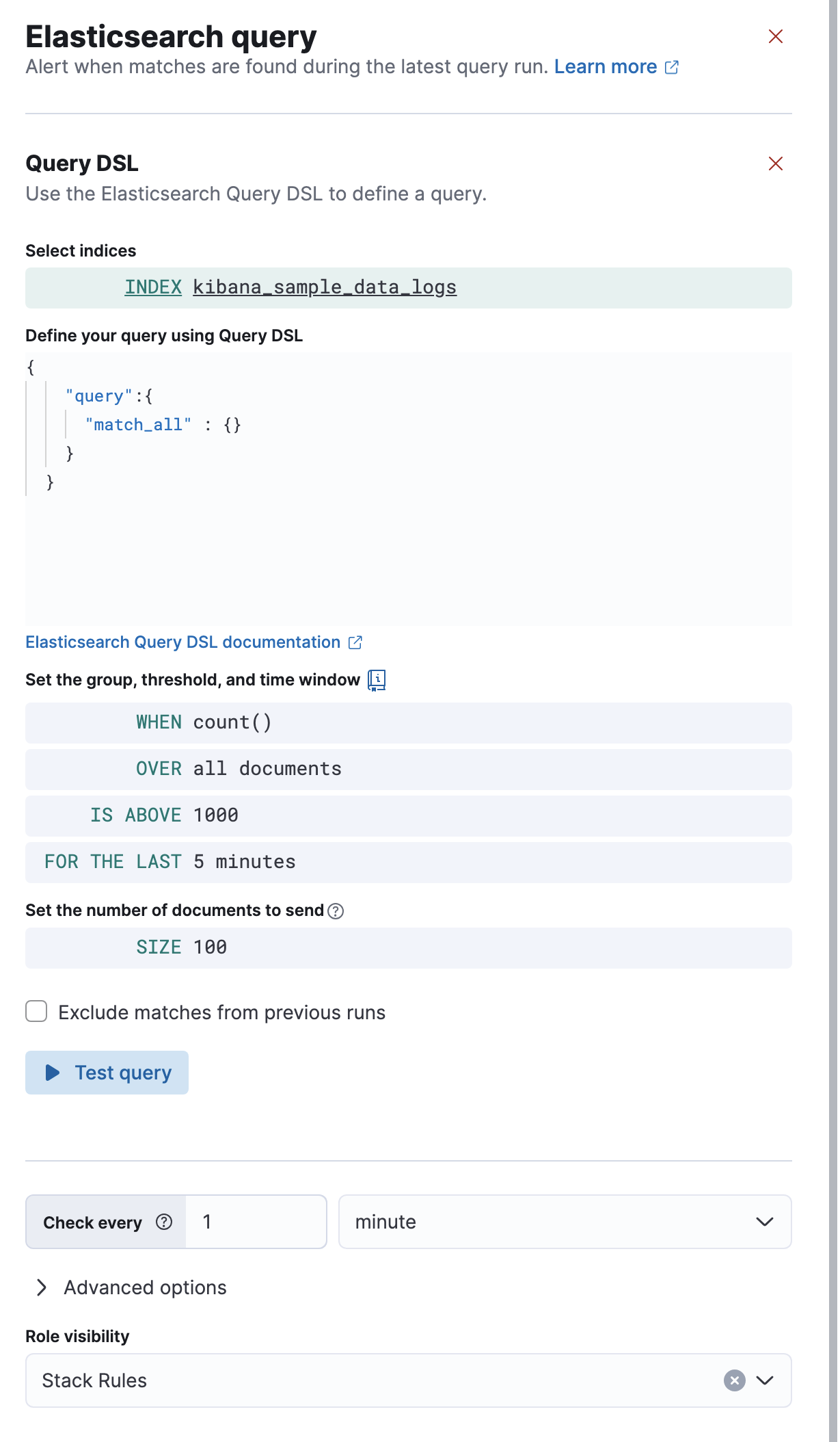 Define the condition to detect